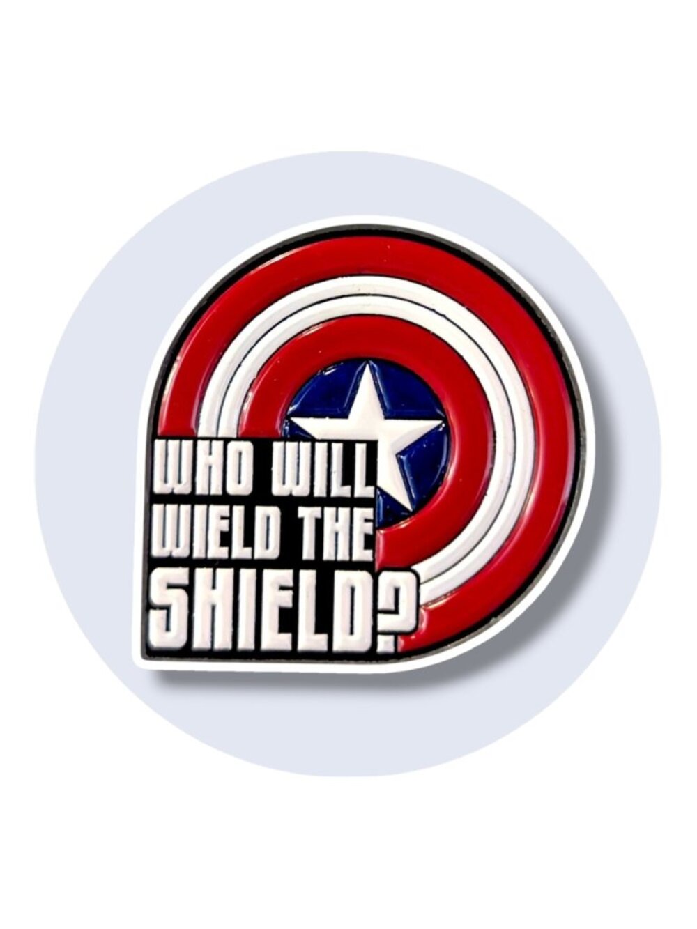 Marvel Disney Pin: Captain America Who Will Wield the Shield?